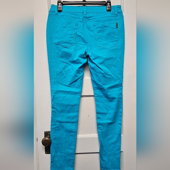 Kardashian Kollection Vibrant Blue Skinny Jeans 12 - Picture 7 of 7